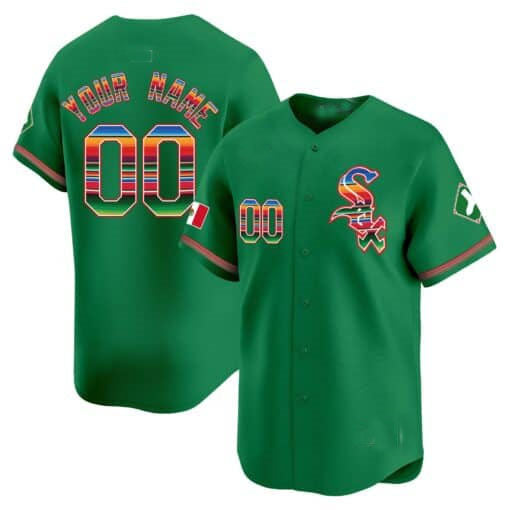 Custom Chicago White Sox Mexico Vapor Premier Limited V2 ¨C All Stitched Baseball Jersey