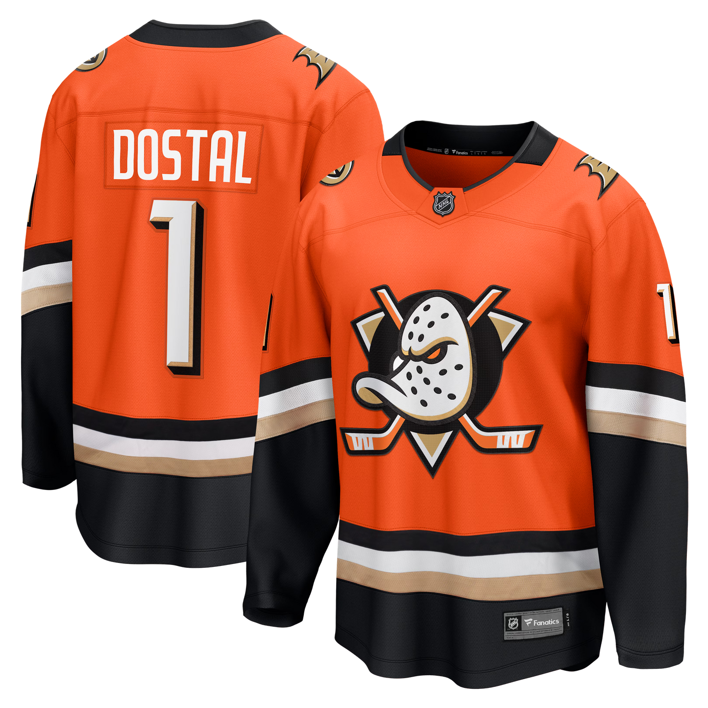 Lukas Dostl Anaheim Ducks Fanatics Home Breakaway Jersey  Orange