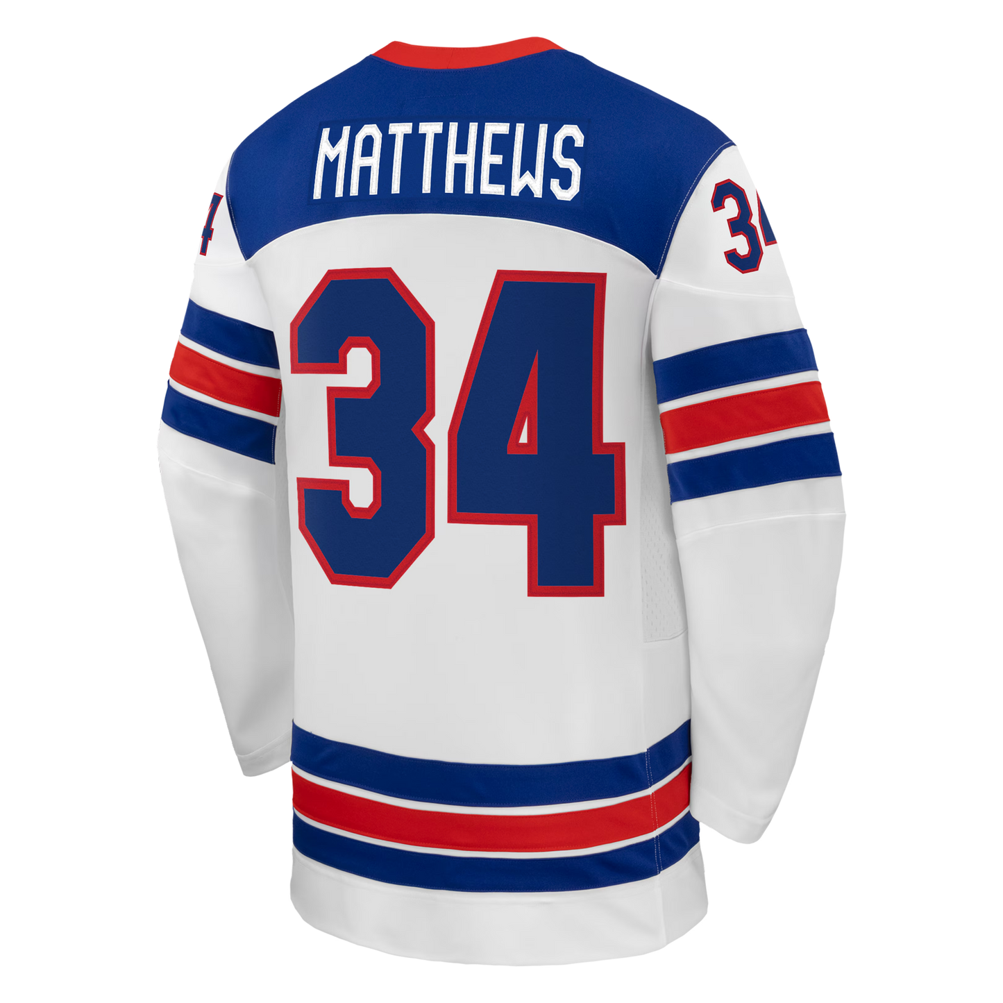 USA Hockey 2026 Home Supporter Edition Jersey  Auston Matthews #34  Royal Blue