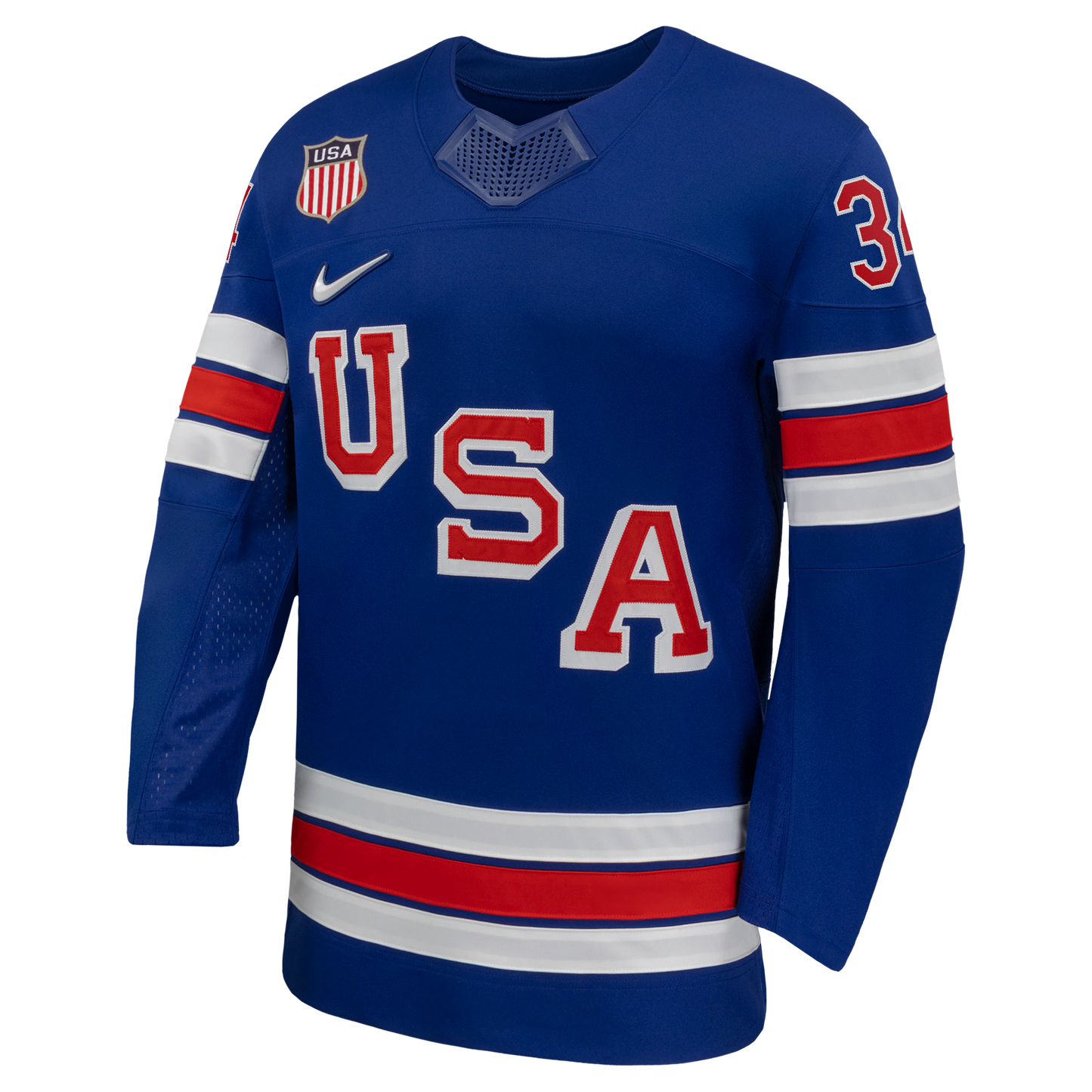 USA Hockey 2026 Home Supporter Edition Jersey  Auston Matthews #34  Royal Blue