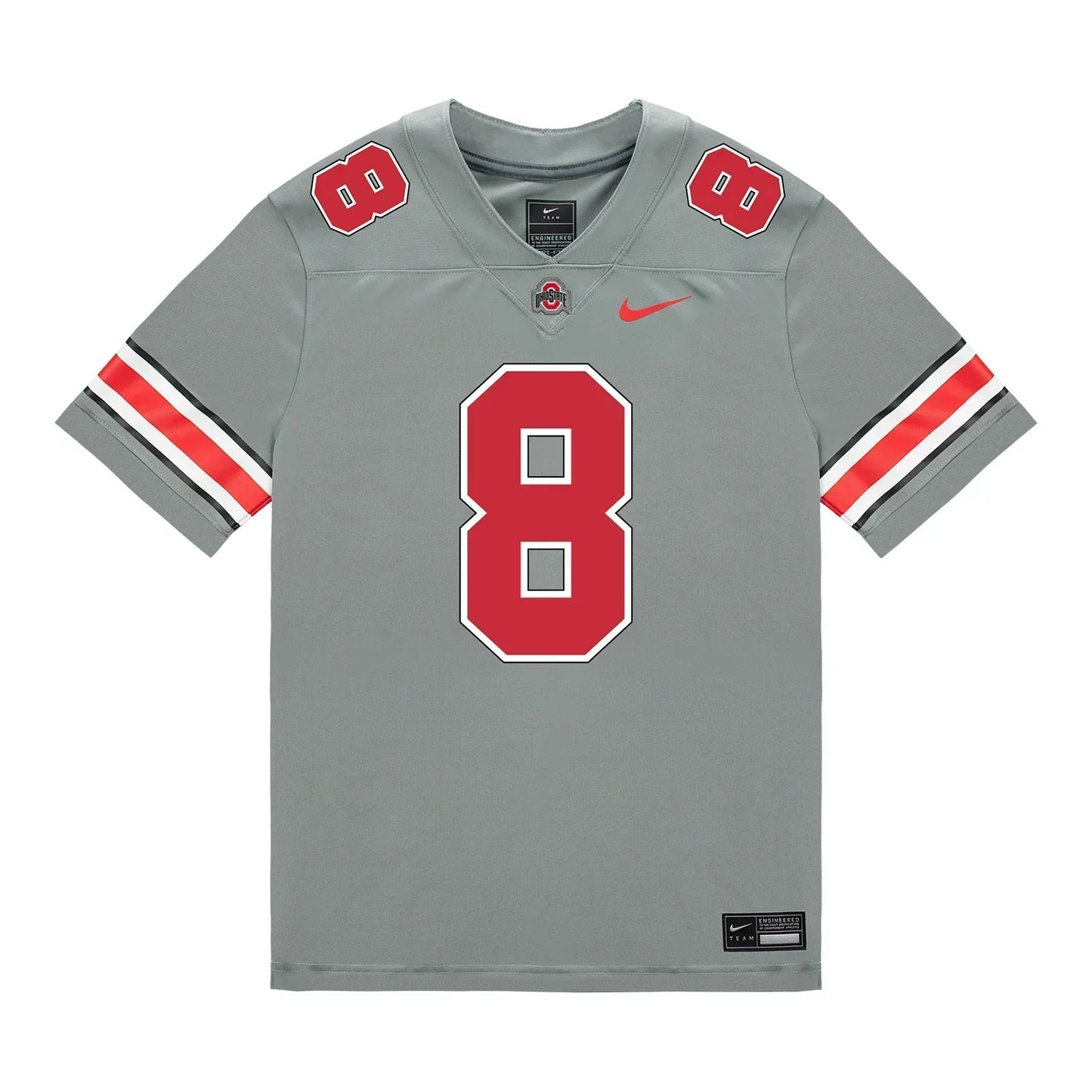 Arvell Reese Ohio State Buckeyes Jersey  Grey