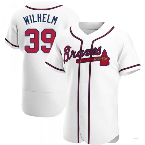 Atlanta Braves #39 Hoyt Wilhelm White Home Jersey Stitches Baseball Jerseys