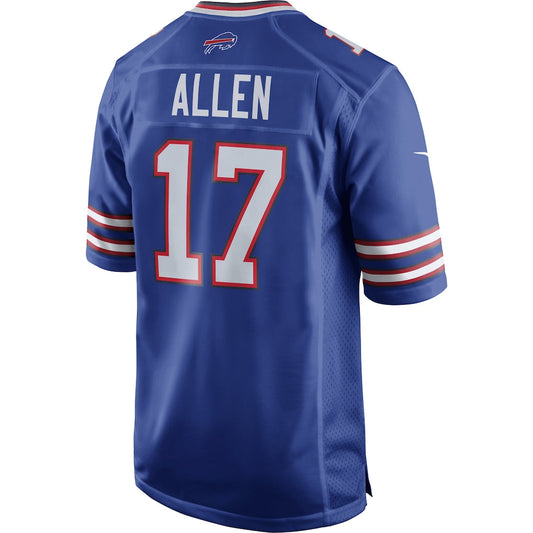 B.Bills #17 Josh Allen Royal Game Player Jersey