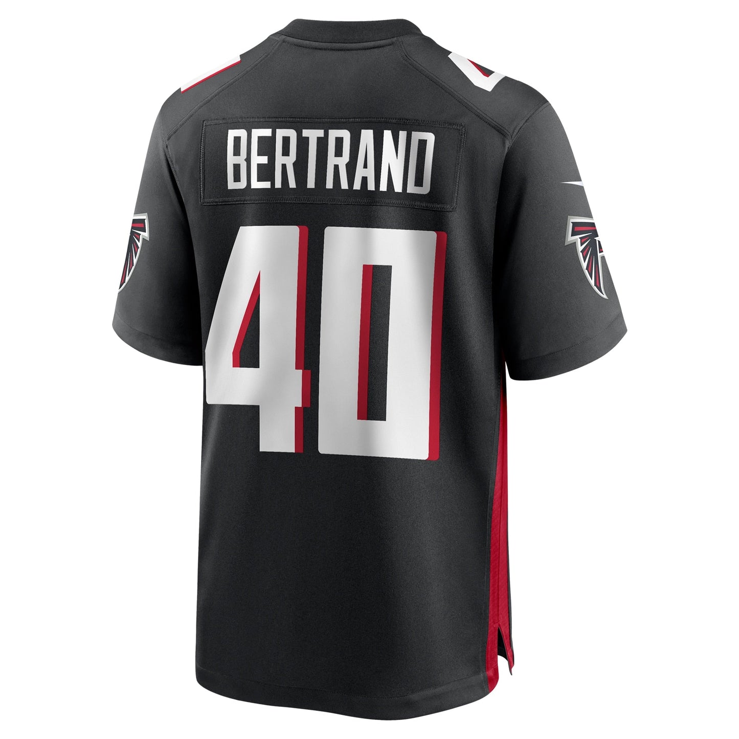 JD Bertrand Atlanta Falcons  Team Game Jersey -  Black