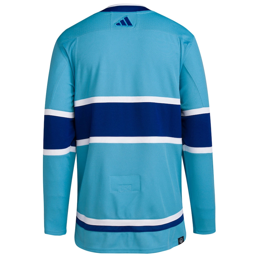 Custom Montreal Canadiens Reverse Retro 2.0  Blank Jersey - Light Blue