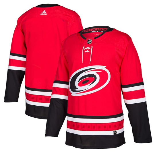 Custom Carolina Hurricanes Home Blank Jersey - Red