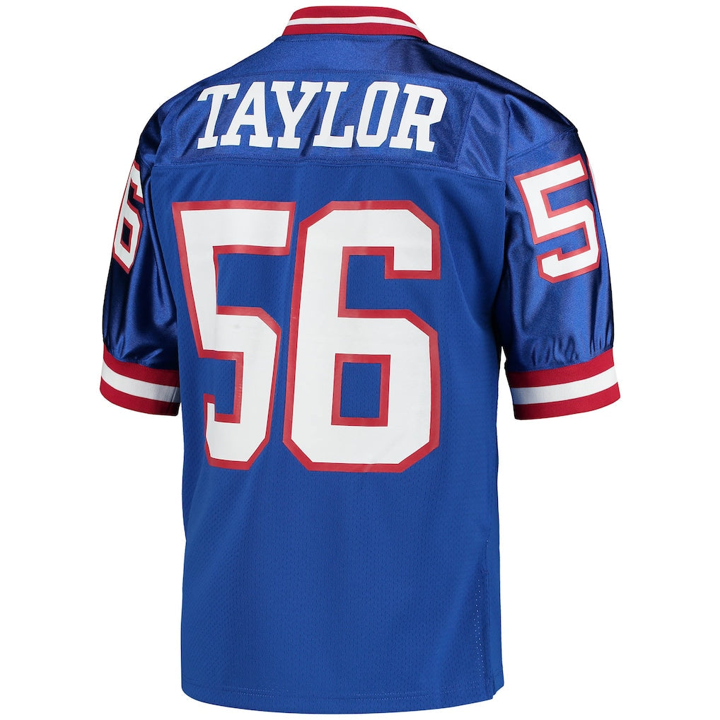 NY.Giants #56 Lawrence Taylor 1990 Mitchell & Ness Royal Authentic Throwback Retired Player Jersey