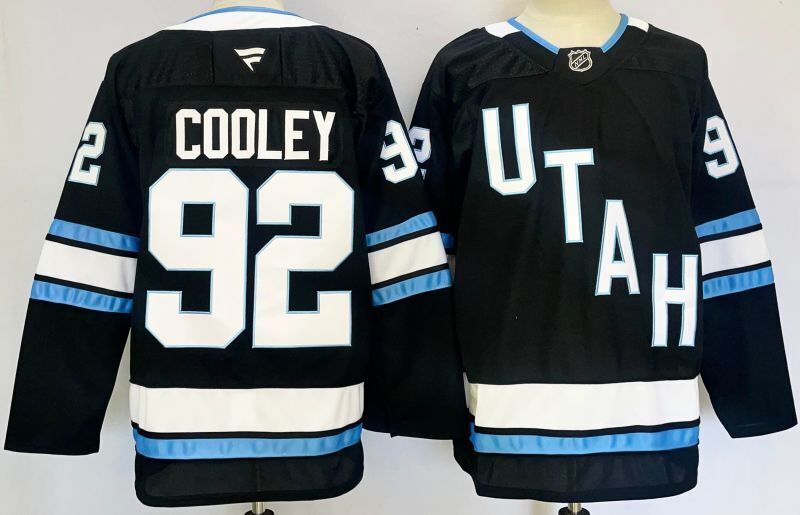 Men's Utah Mammoth Logan Cooley Fanatics Black Player Game Jersey