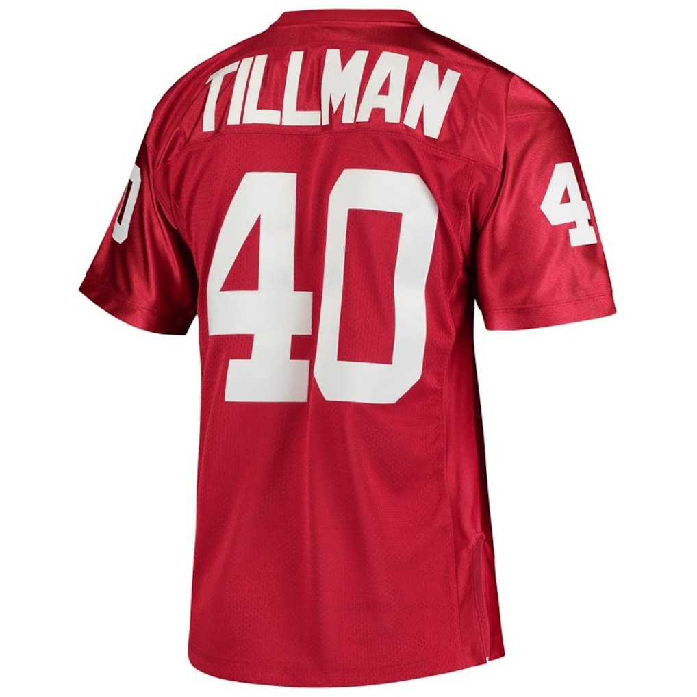 A.Cardinals #40 Pat Tillman 2000 Mitchell & Ness Cardinal Authentic Throwback Retired Player Jersey