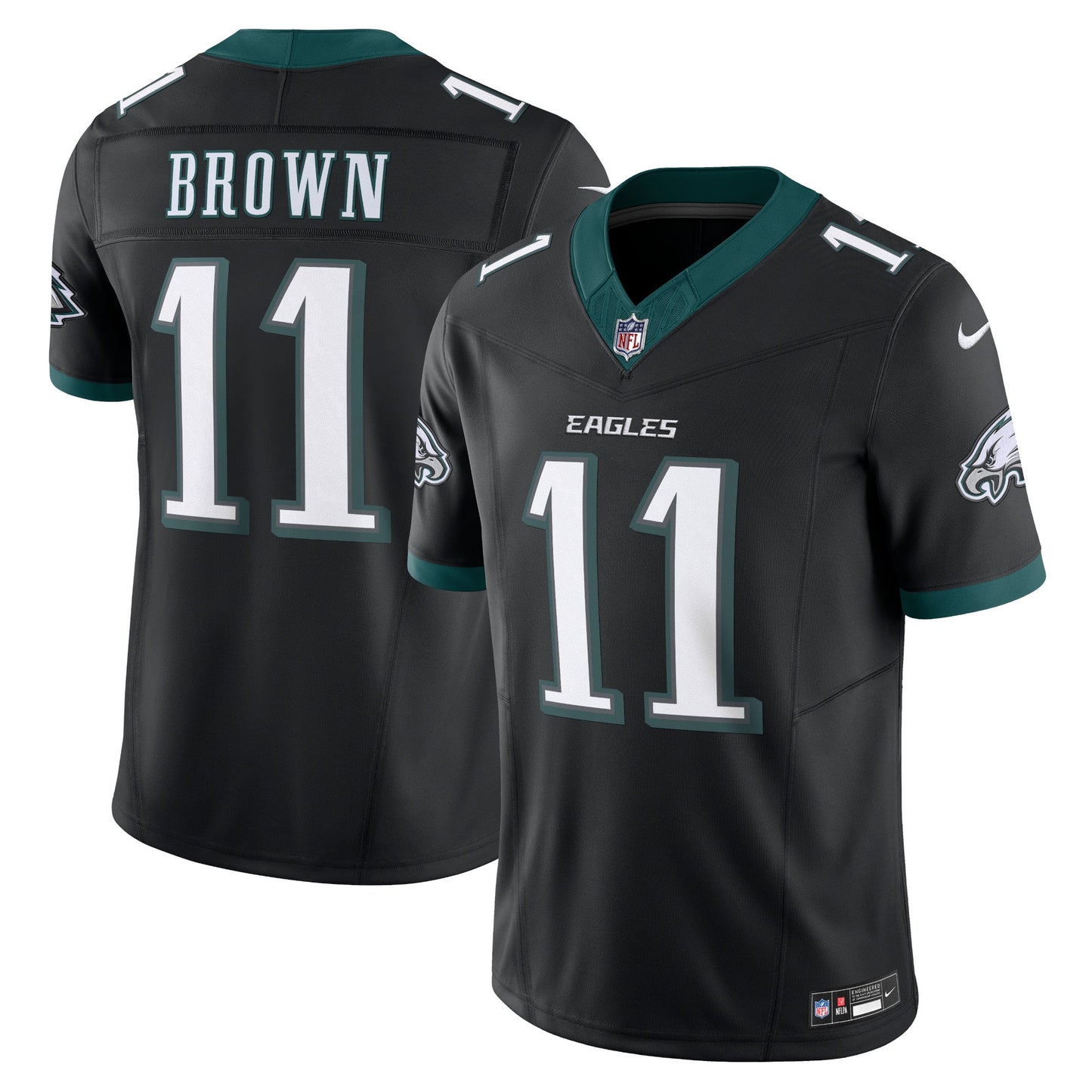 Philadelphia Eagles 11# A.J. Brown  Vapor F.U.S.E. Limited Jersey