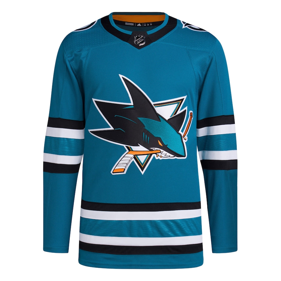 Men's San Jose Sharks  Teal Home Primegreen Authentic Jersey