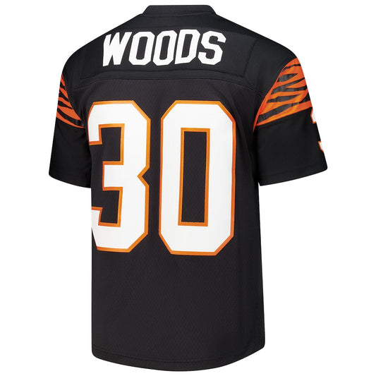 C.Bengals #30 Chase Brown Mitchell & Ness Black 1988 Legacy Replica Jersey