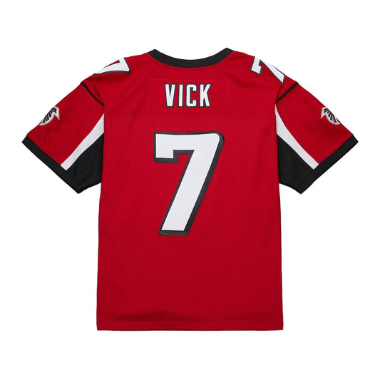 A.Falcons #7 Michael Vick Mitchell & Ness Red 2003 Legacy Replica Jersey