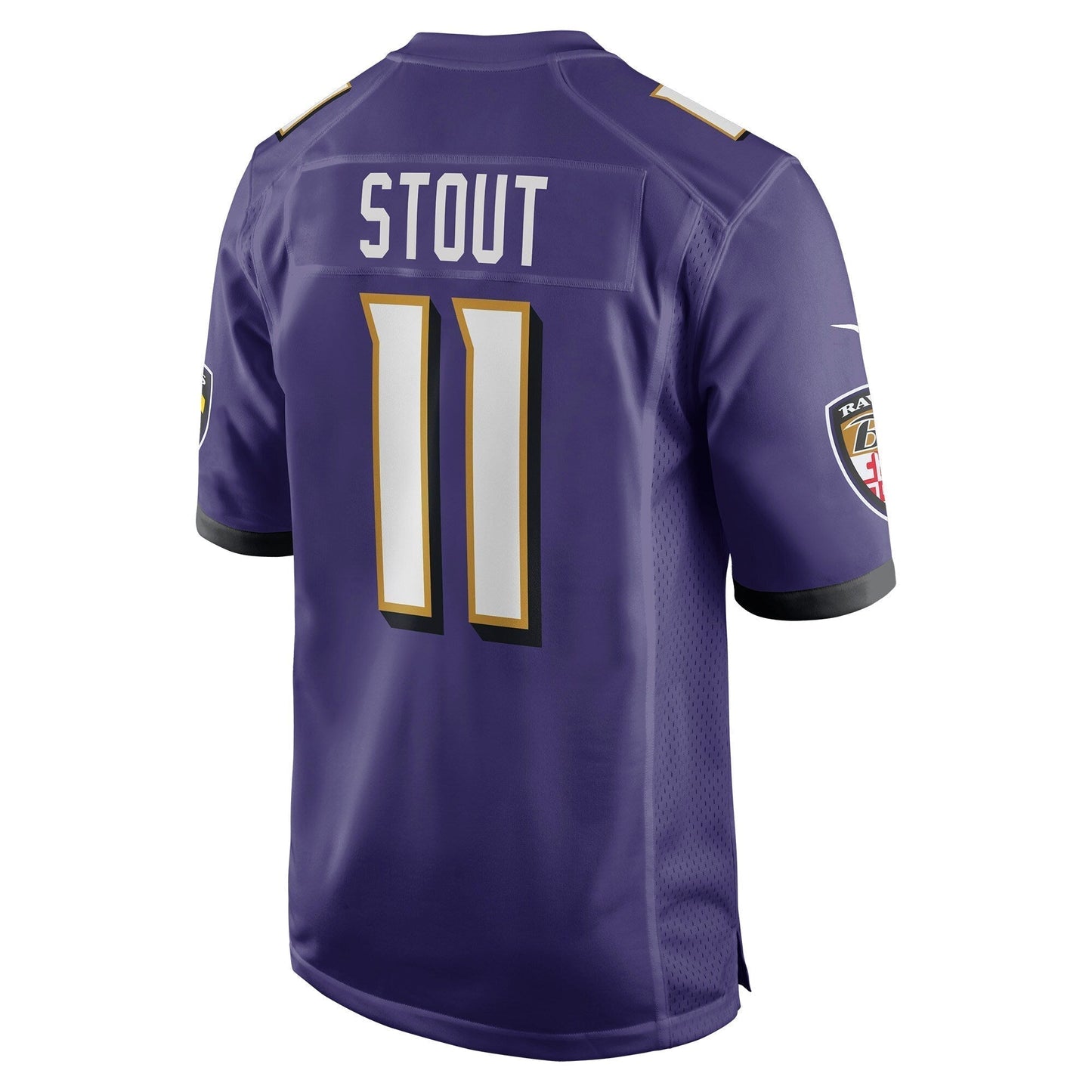 Jordan Stout Baltimore Ravens    Game Jersey - Purple