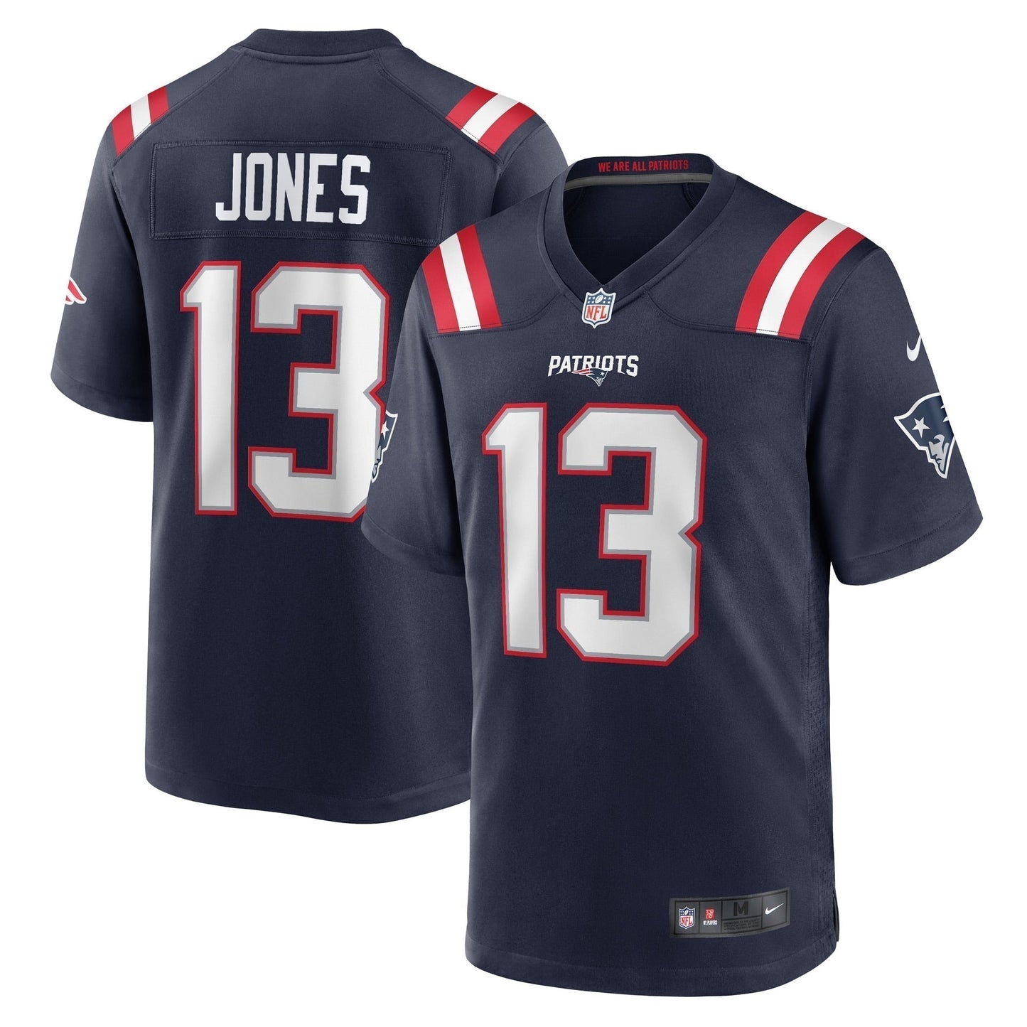 Jack Jones New England Patriots  Game   Jersey - Navy