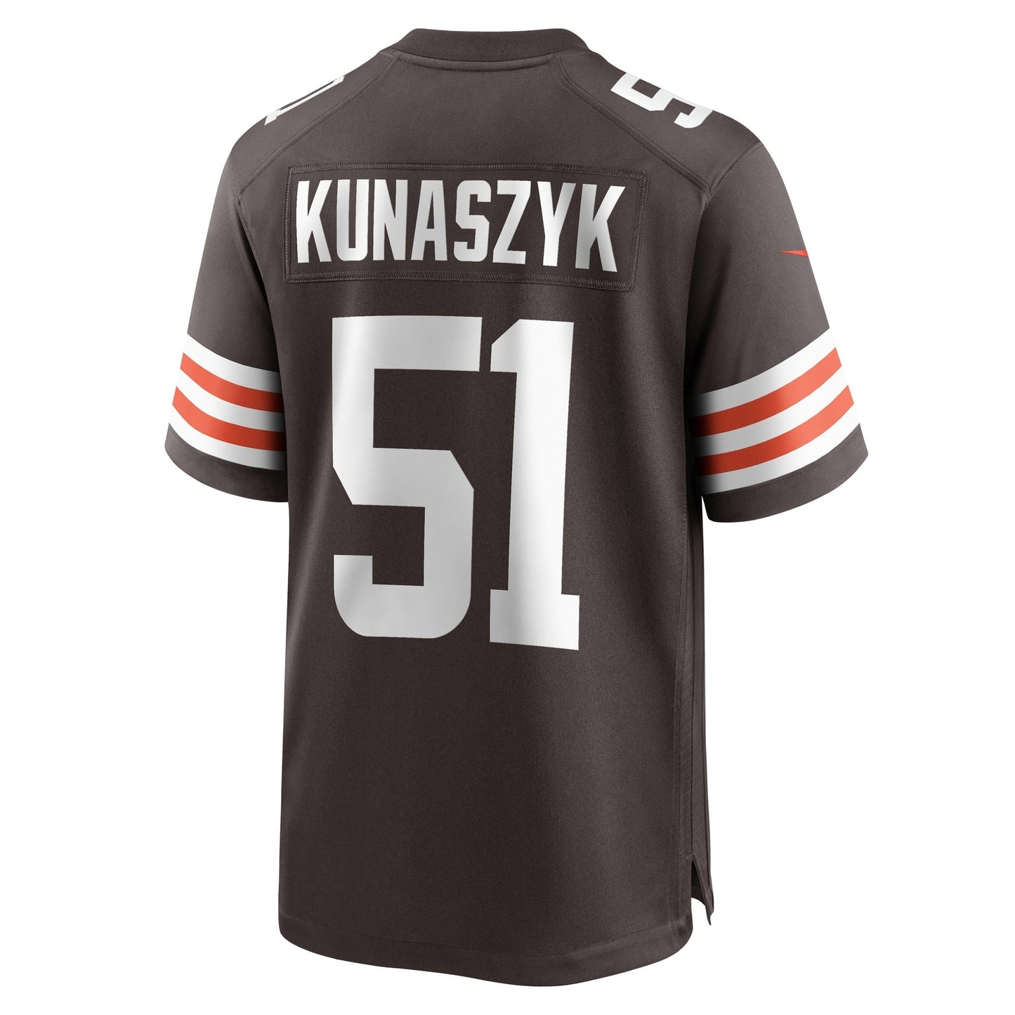 Jordan Kunaszyk Cleveland Browns  Game   Jersey - Brown