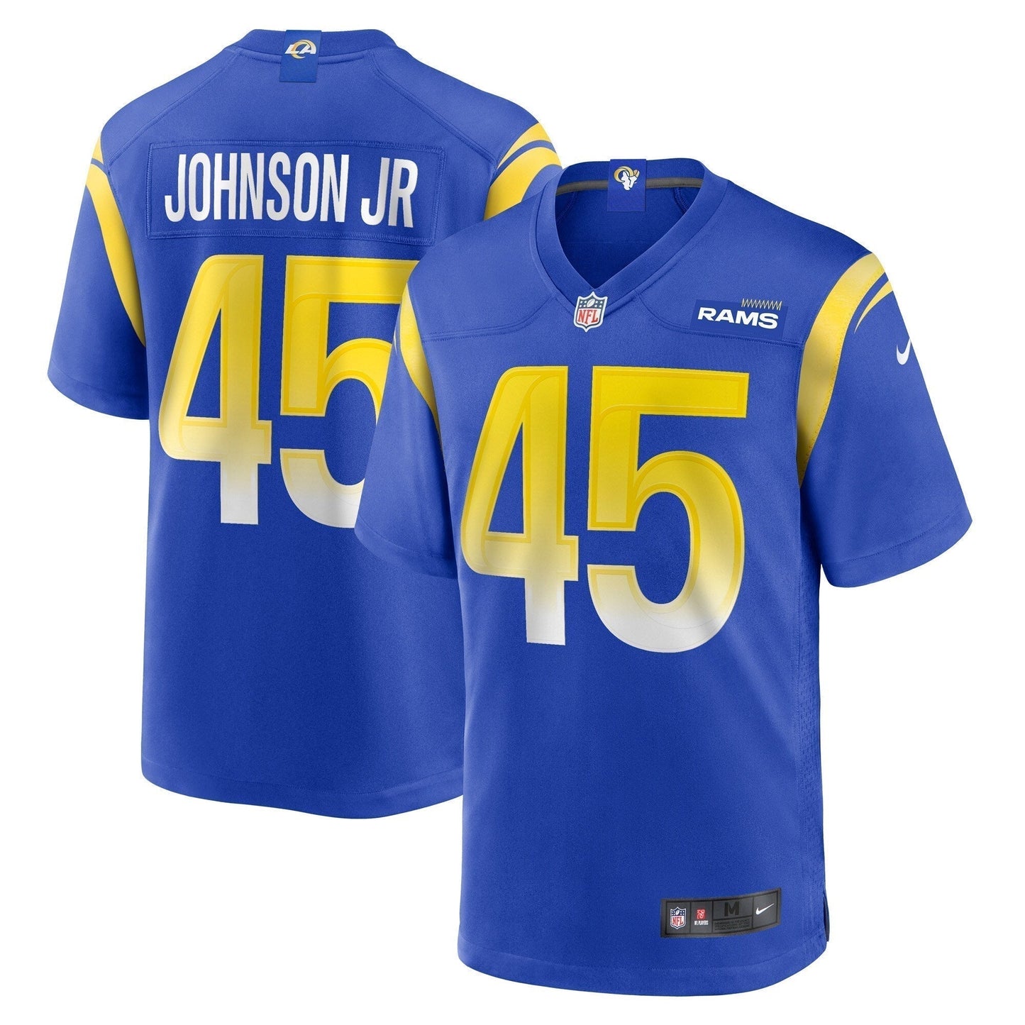 Neal Johnson Jr Los Angeles Rams  Game Jersey -  Royal