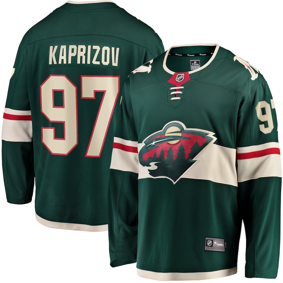 Mats Zuccarello Minnesota Wild Team Color Breakaway  Jersey - Green