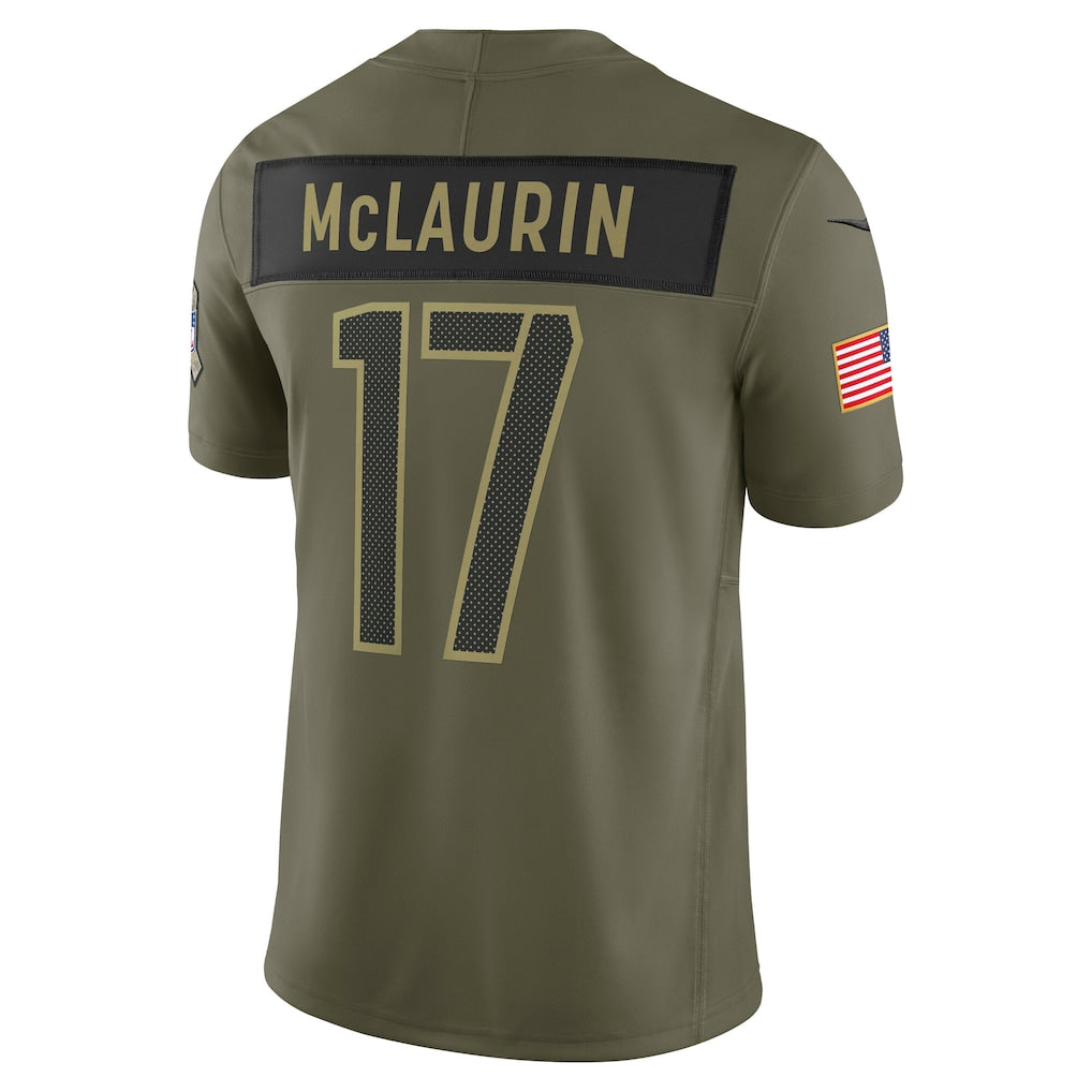 W.Commanders#17 Terry McLaurinOlive 2025 Salute to Service Limited Jersey