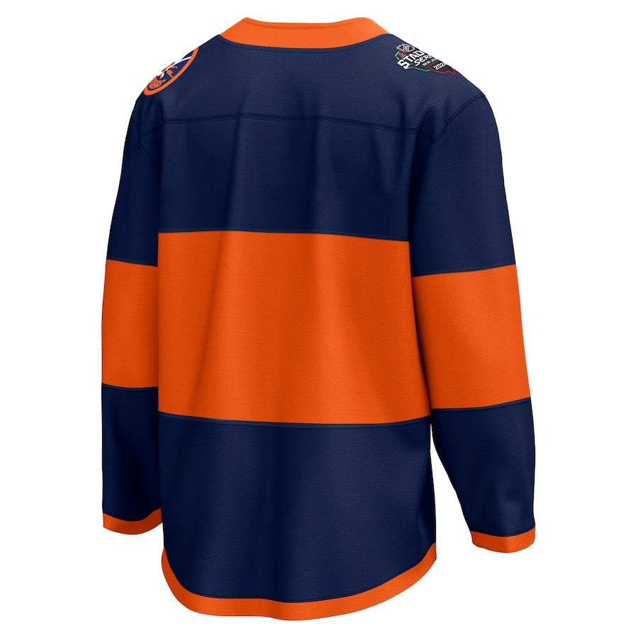 New York Islanders 2024 NHL Stadium Series Breakaway Blank Jersey  Navy