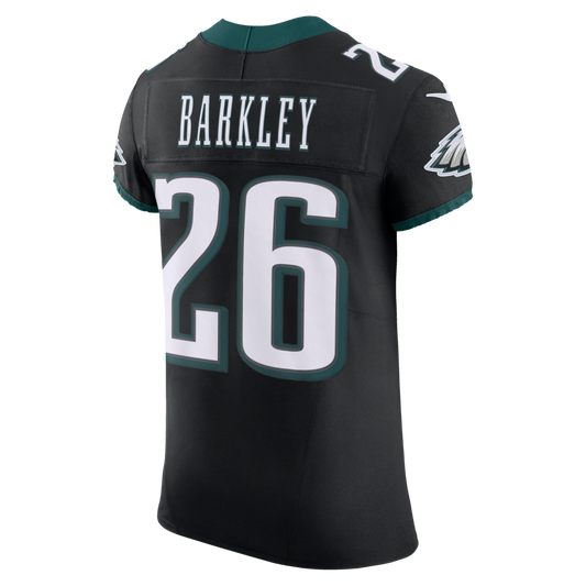 P.Eagles #26 Saquon Barkley Black Alternate Vapor F.U.S.E. Elite Jersey
