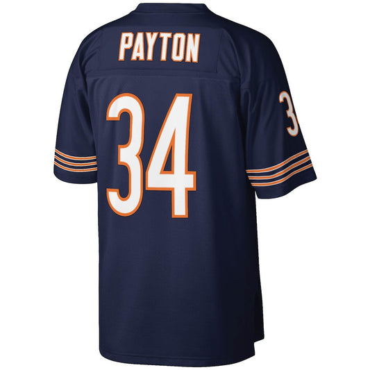 C.Bears #34 Walter Payton Mitchell & Ness Navy Legacy Replica Jersey