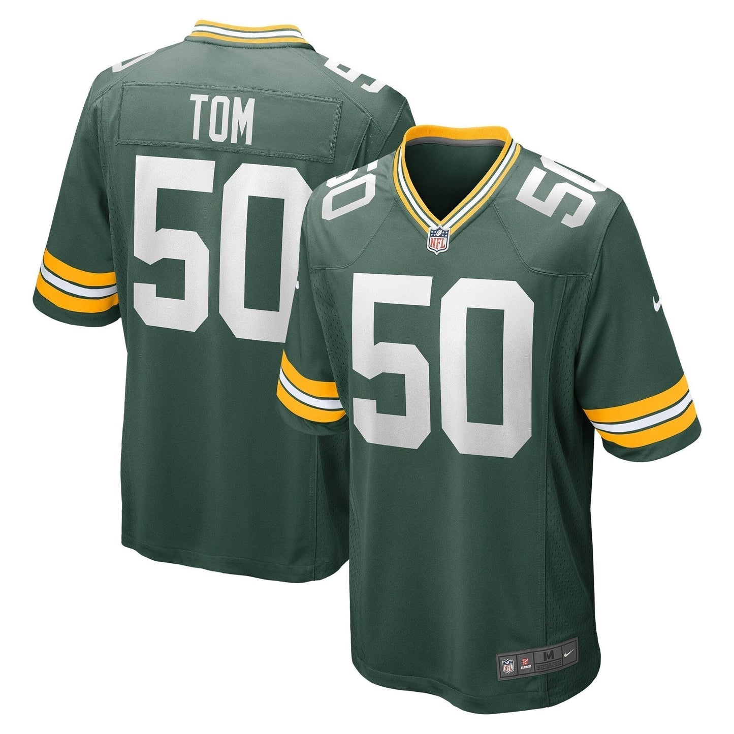 Zach Tom Green Bay Packers  Game   Jersey - Green