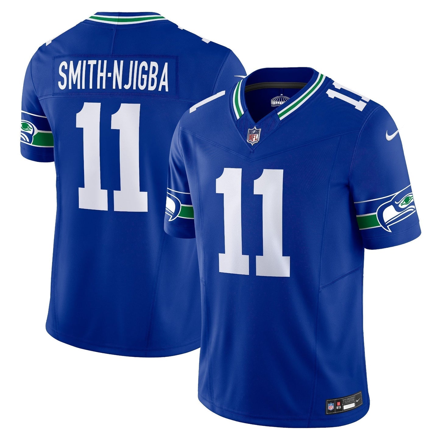 Jaxon Smith-Njigba Seattle Seahawks  Alternate Vapor F.U.S.E. Limited Jersey - Royal