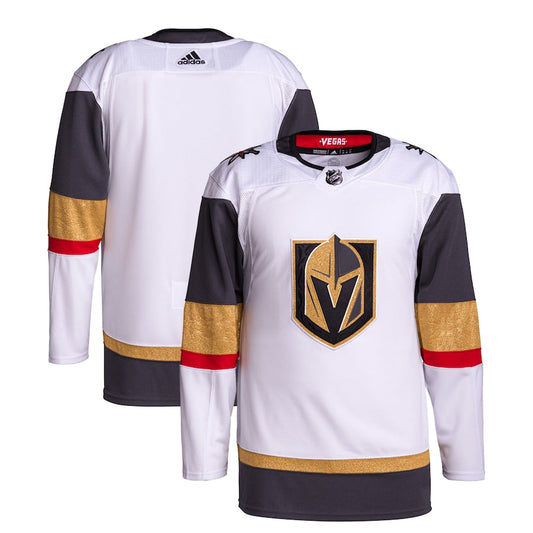Custom Men's Vegas Golden Knights  White Away Primegreen Jersey