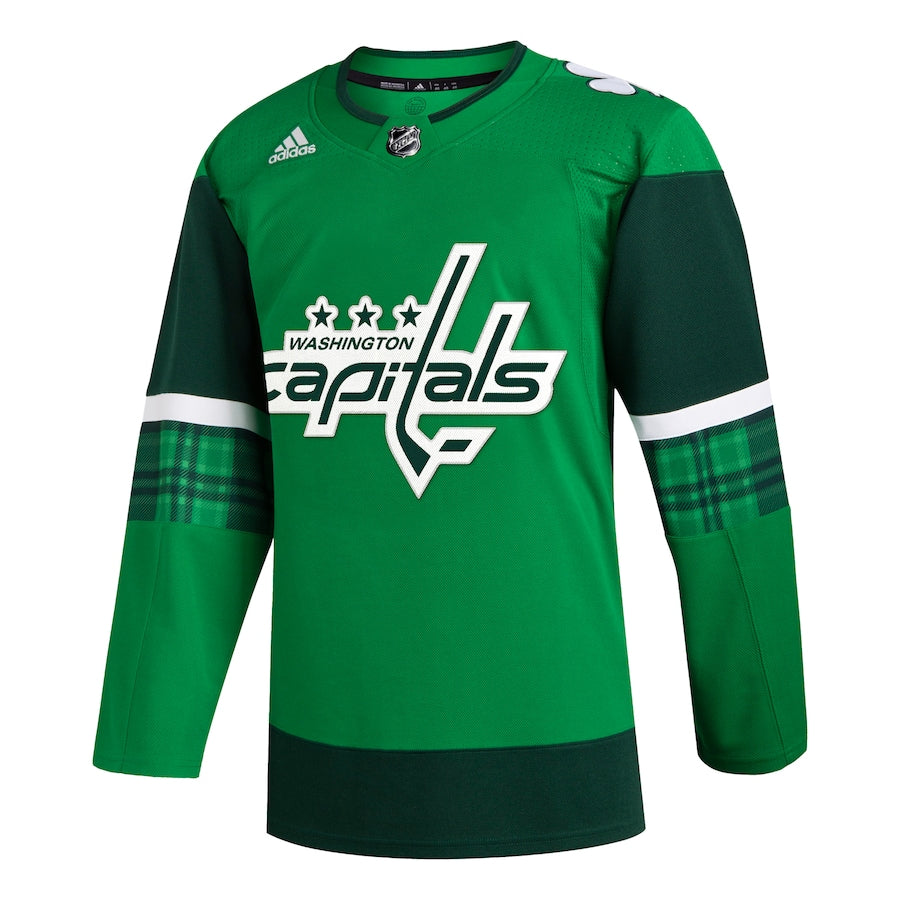 Custom Men's Washington Capitals Kelly Green Jersey