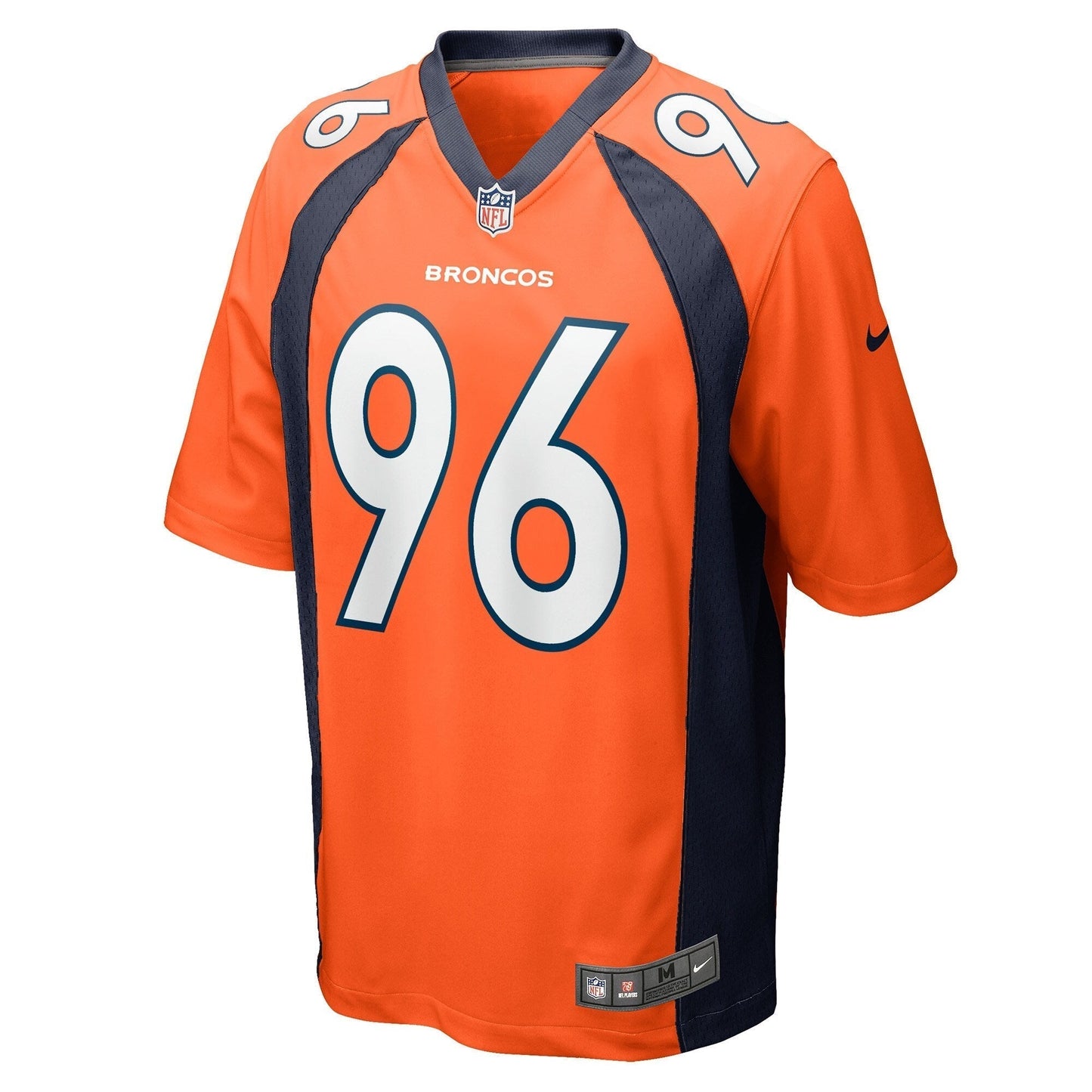 Eyioma Uwazurike Denver Broncos  Game   Jersey - Orange