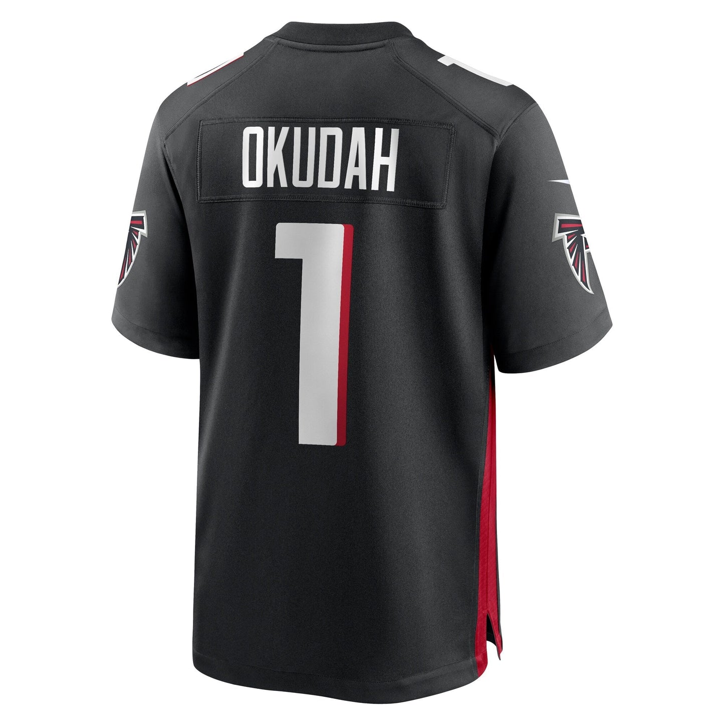 Jeff Okudah Atlanta Falcons  Game   Jersey - Black