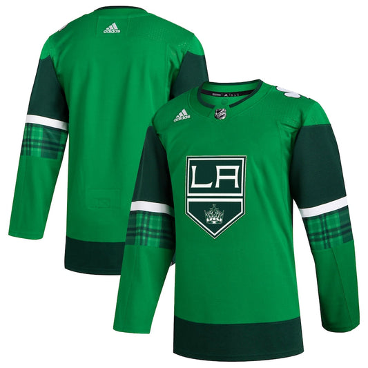 Custom Los Angeles Kings 2023 St. Patrick's Day Primegreen Jersey - Kelly Green