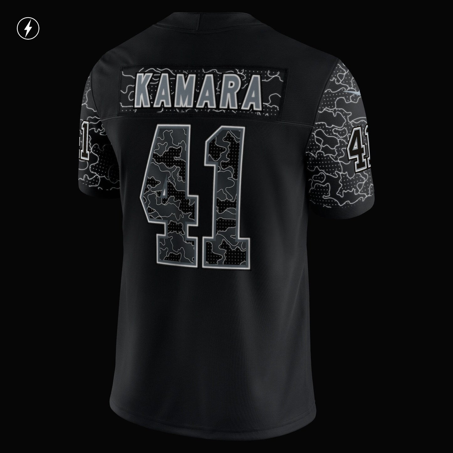 Alvin Kamara New Orleans Saints  RFLCTV Limited Jersey - Black