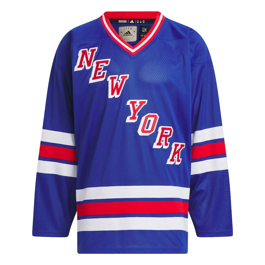 Custom New York Rangers Team Classic Jersey - Blue