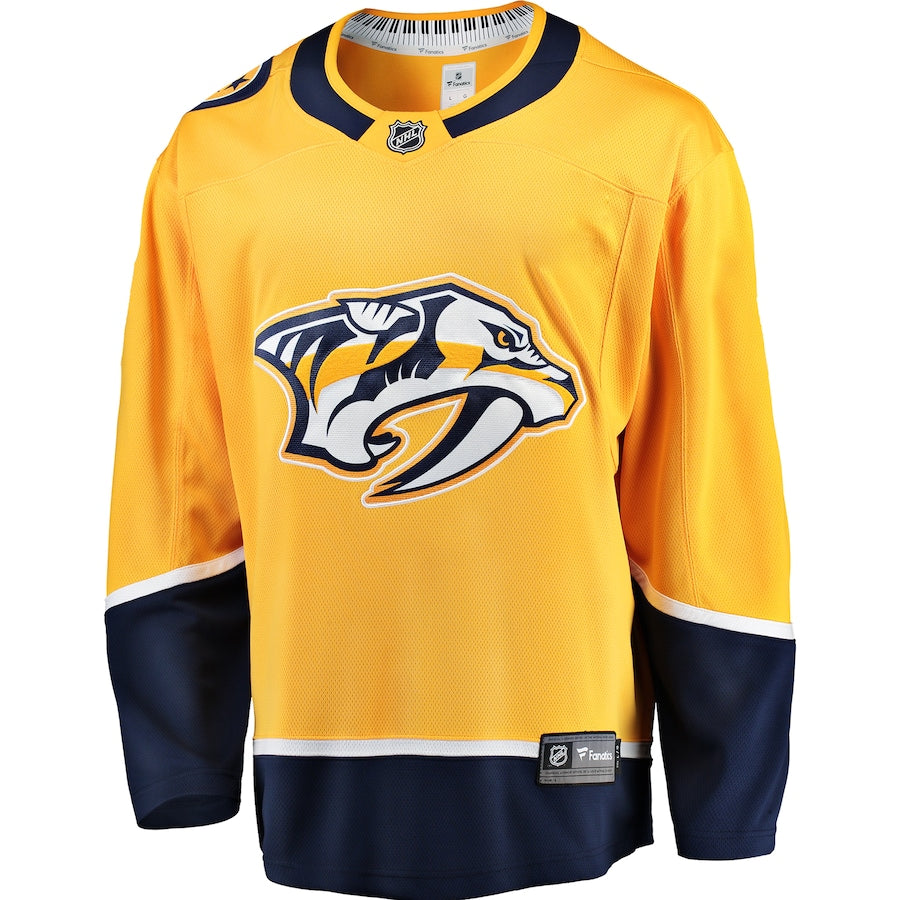 Nashville Predators Breakaway Home BlankJersey - Gold
