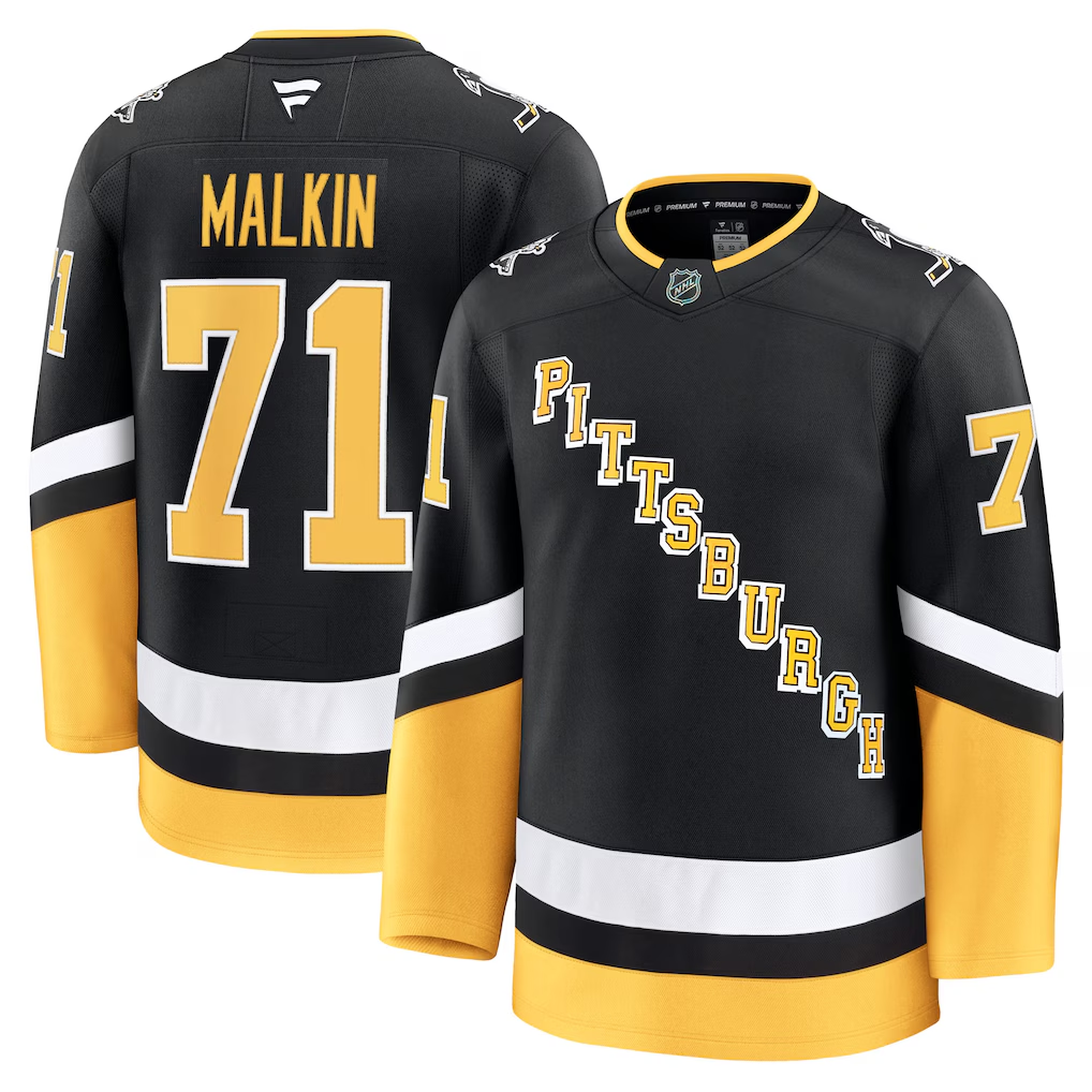Men's Pittsburgh Penguins Evgeni Malkin Fanatics Black Alternate Premium Player Jersey