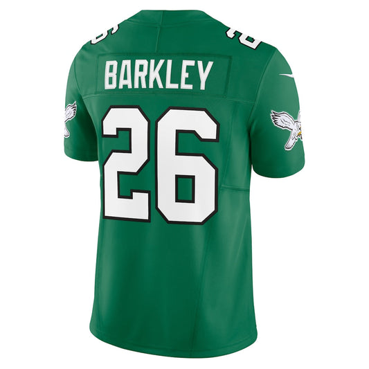 P.Eagles #26 Saquon Barkley Kelly Green Alternate Vapor F.U.S.E. Limited Jersey