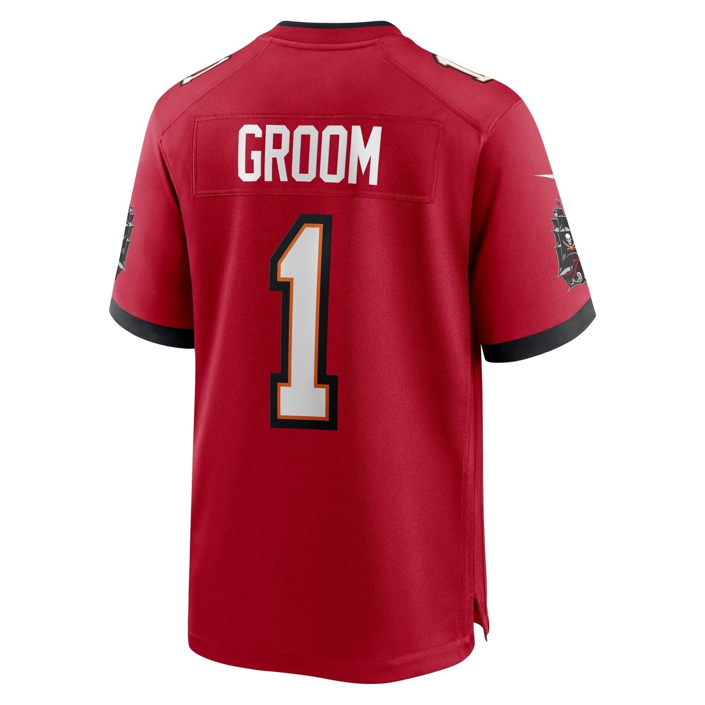 Number 1 Groom Tampa Bay Buccaneers  Game Jersey - Red