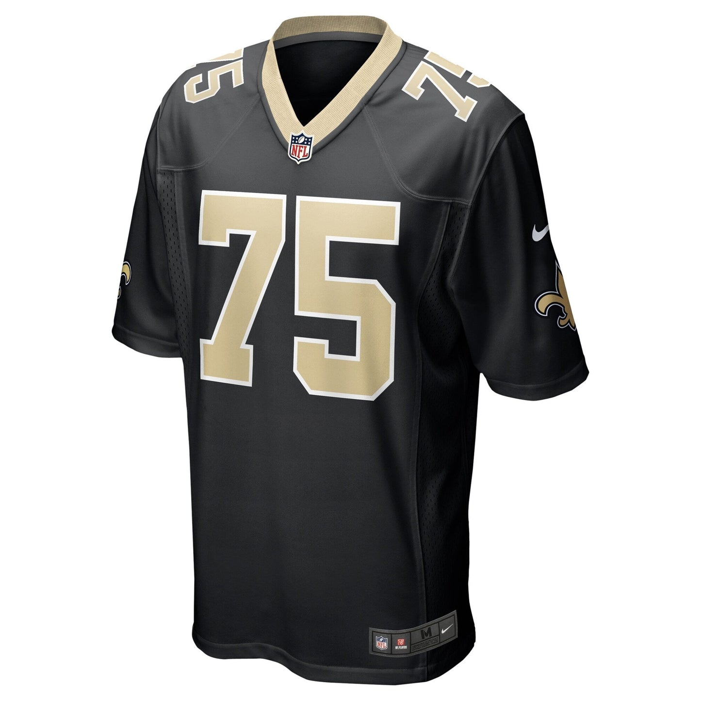 Taliese Fuaga New Orleans Saints  2024 NFL Draft First Round Pick   Game Jersey - Black