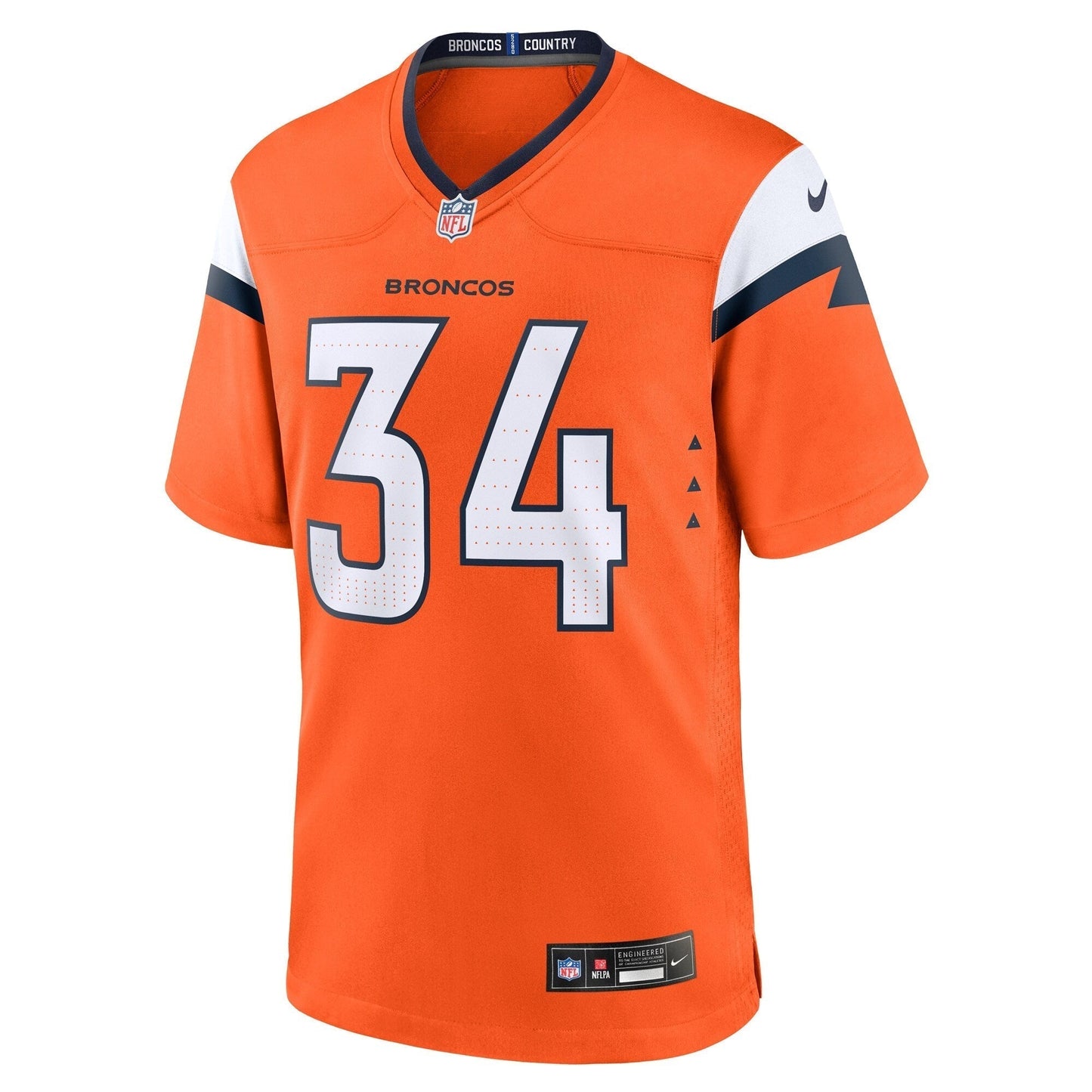 JL Skinner Denver Broncos  Team Game Jersey -  Orange