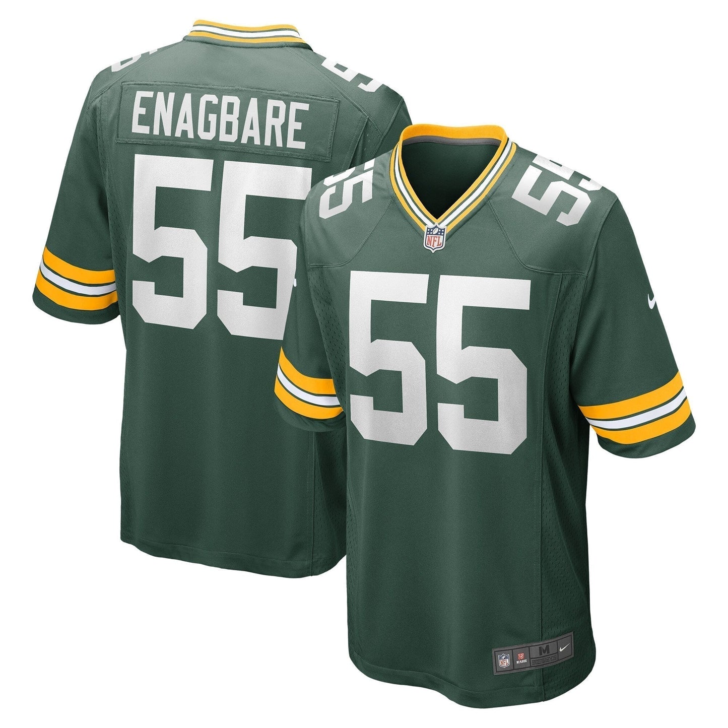 Kingsley Enagbare Green Bay Packers  Game   Jersey - Green