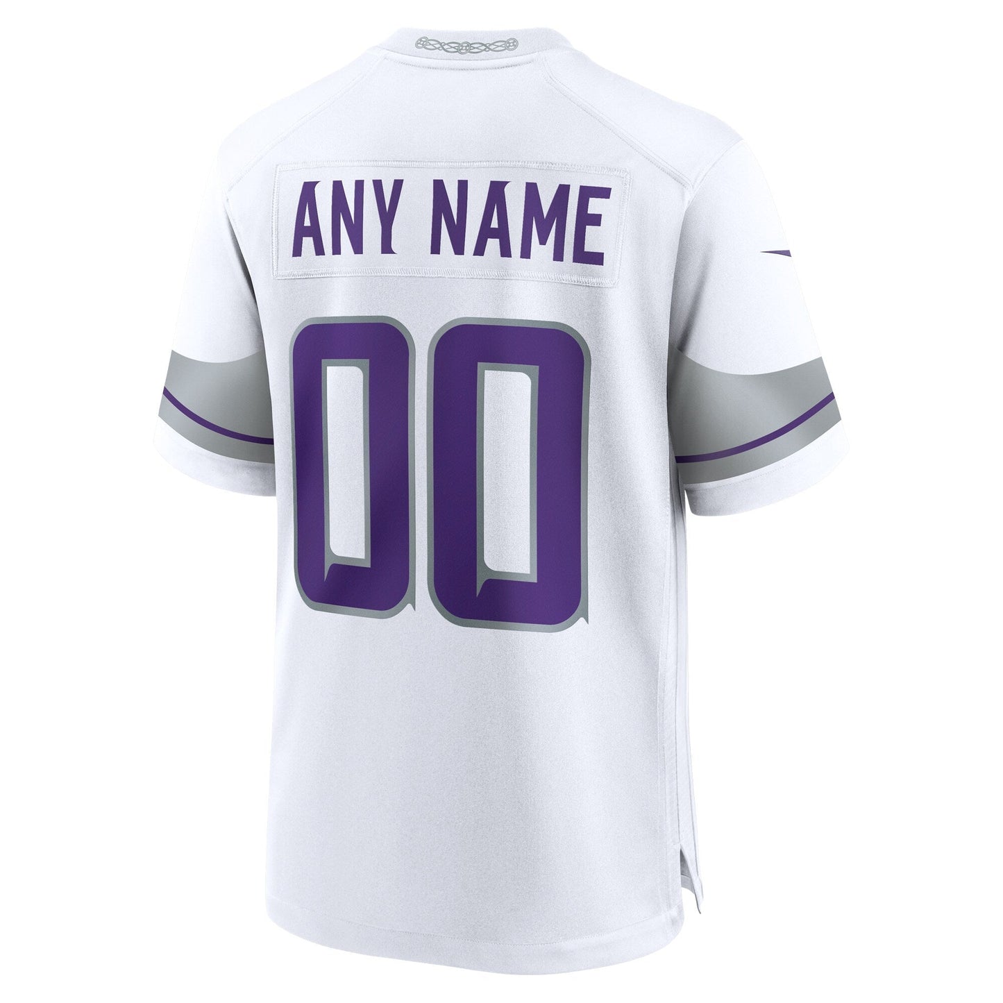Minnesota Vikings  Alternate Custom Game Jersey - White