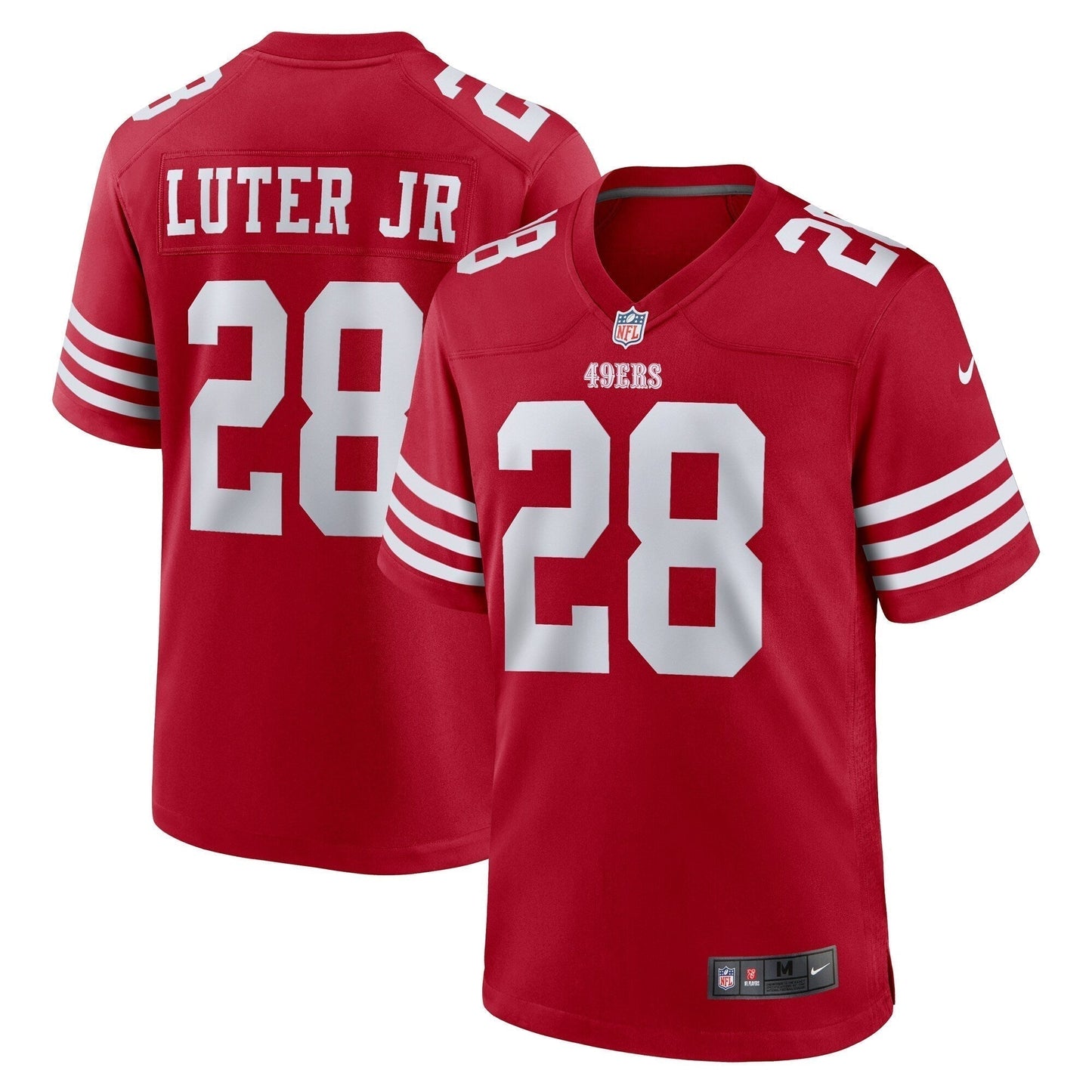 Darrell Luter Jr. San Francisco 49ers   Game Jersey -  Scarlet