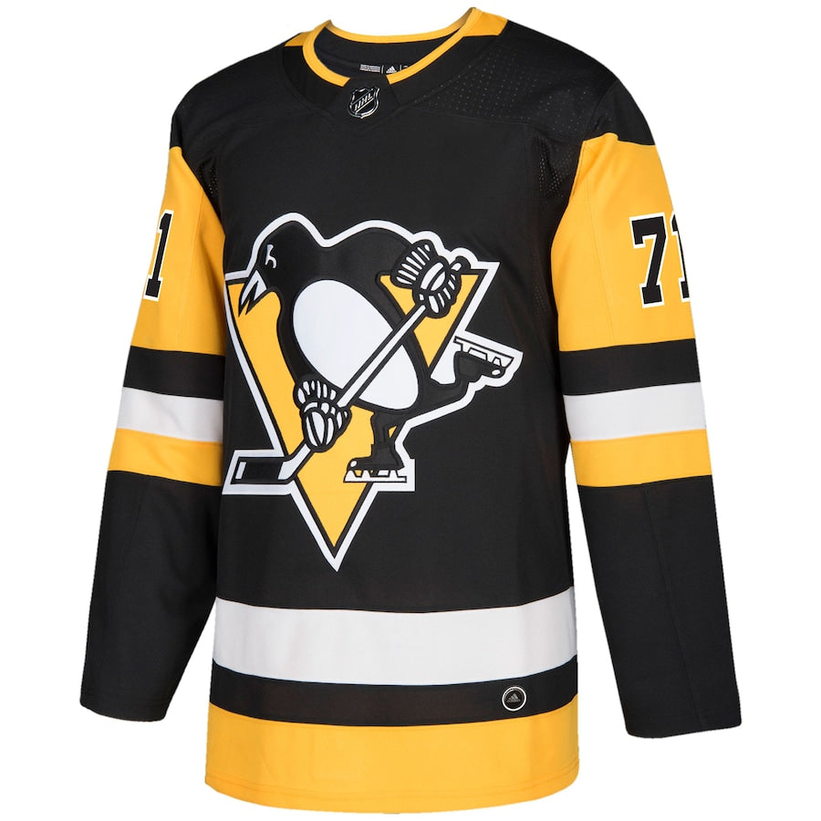 Men's Pittsburgh Penguins Evgeni Malkin  Black Authentic Player Jersey
