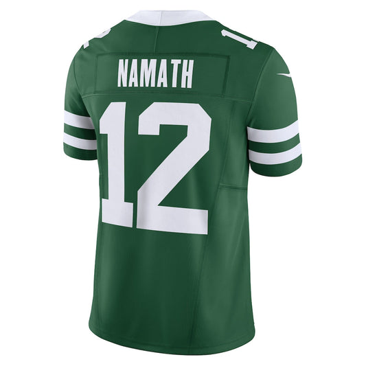 NY.Jets #12 Joe Namath Mitchell & Ness Green Big & Tall 1968 Retired Player Replica Jersey