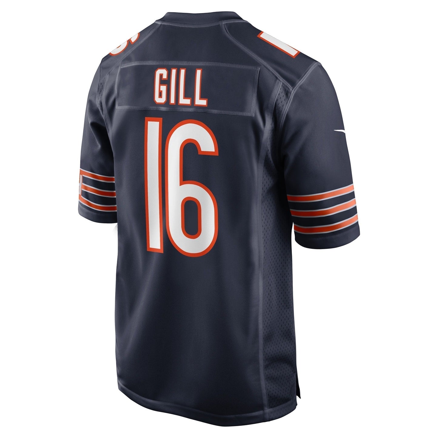 Trenton Gill Chicago Bears  Game   Jersey - Navy