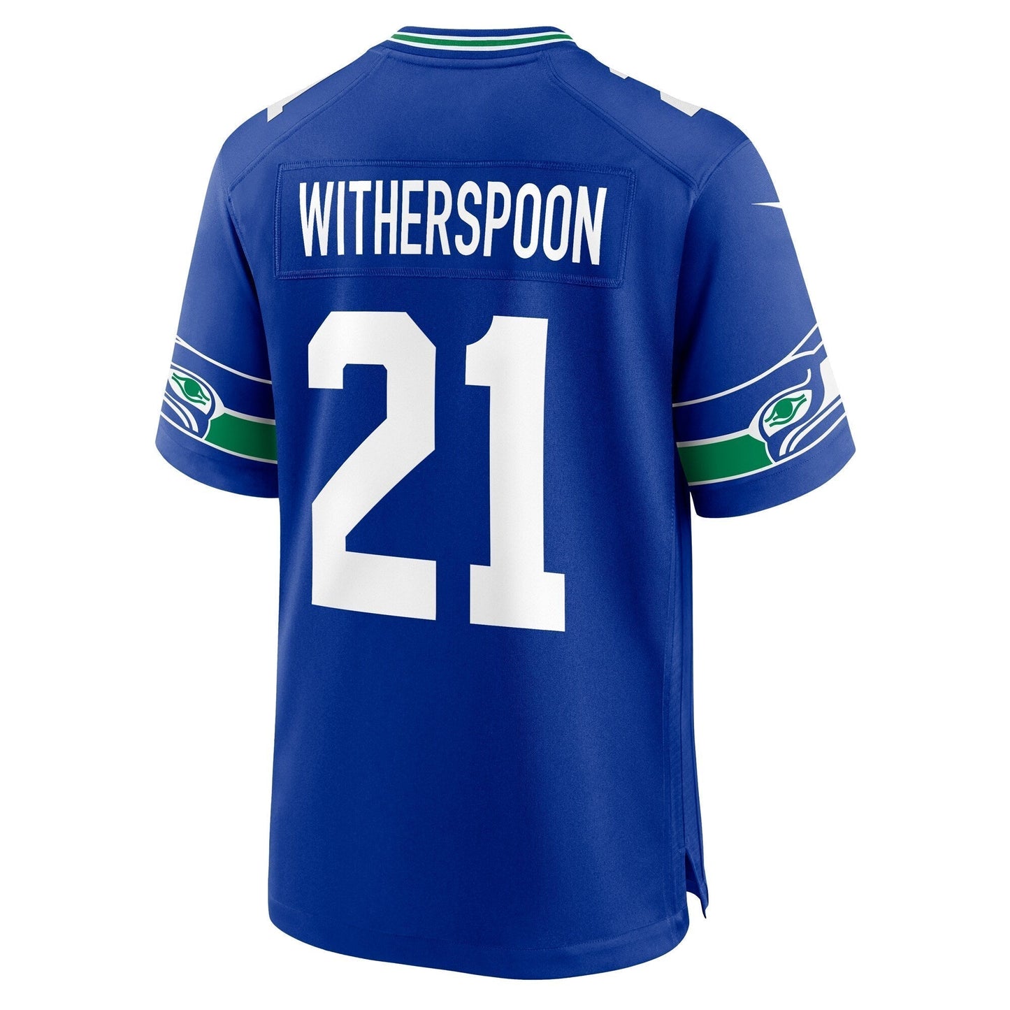 Devon Witherspoon Seattle Seahawks  Throwback   Game Jersey - Royal