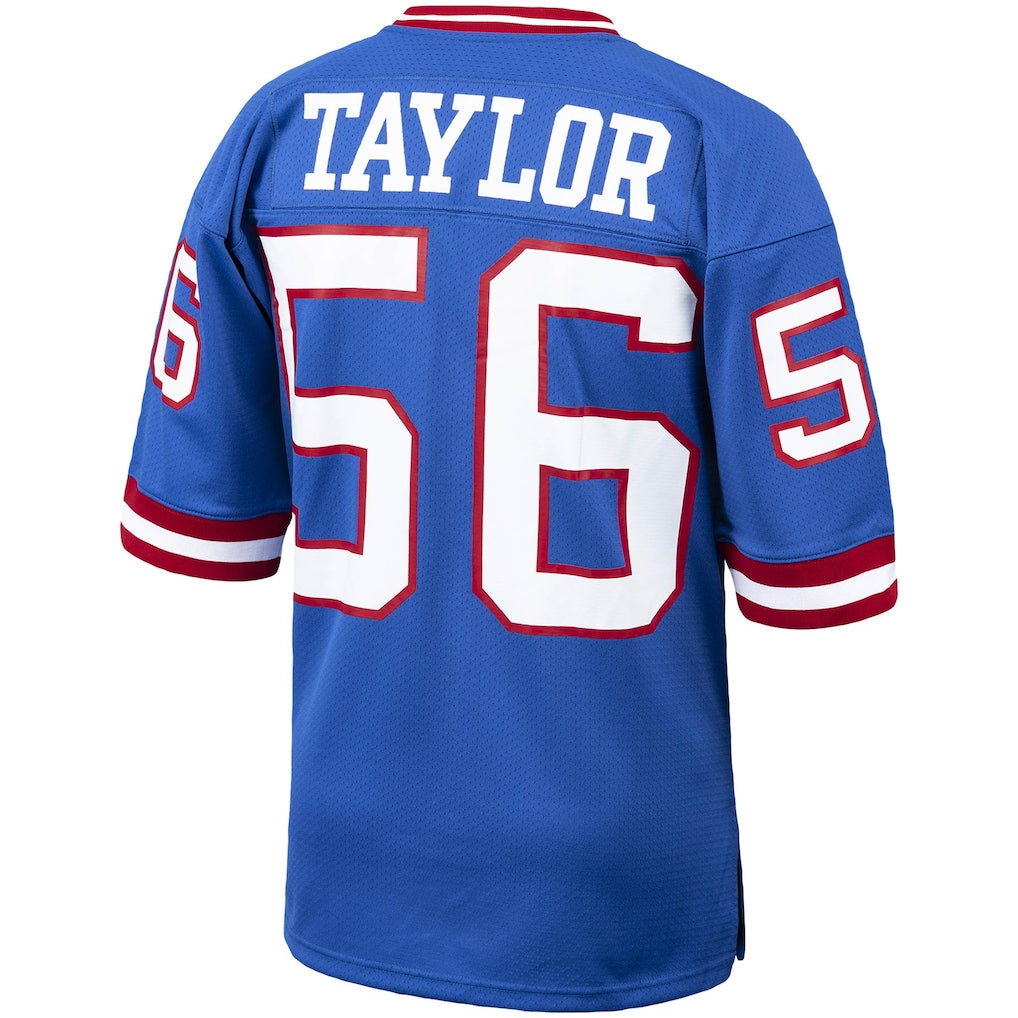 NY.Giants #56 Lawrence Taylor 1986 Mitchell & Ness Royal Authentic Throwback Retired Player Jersey