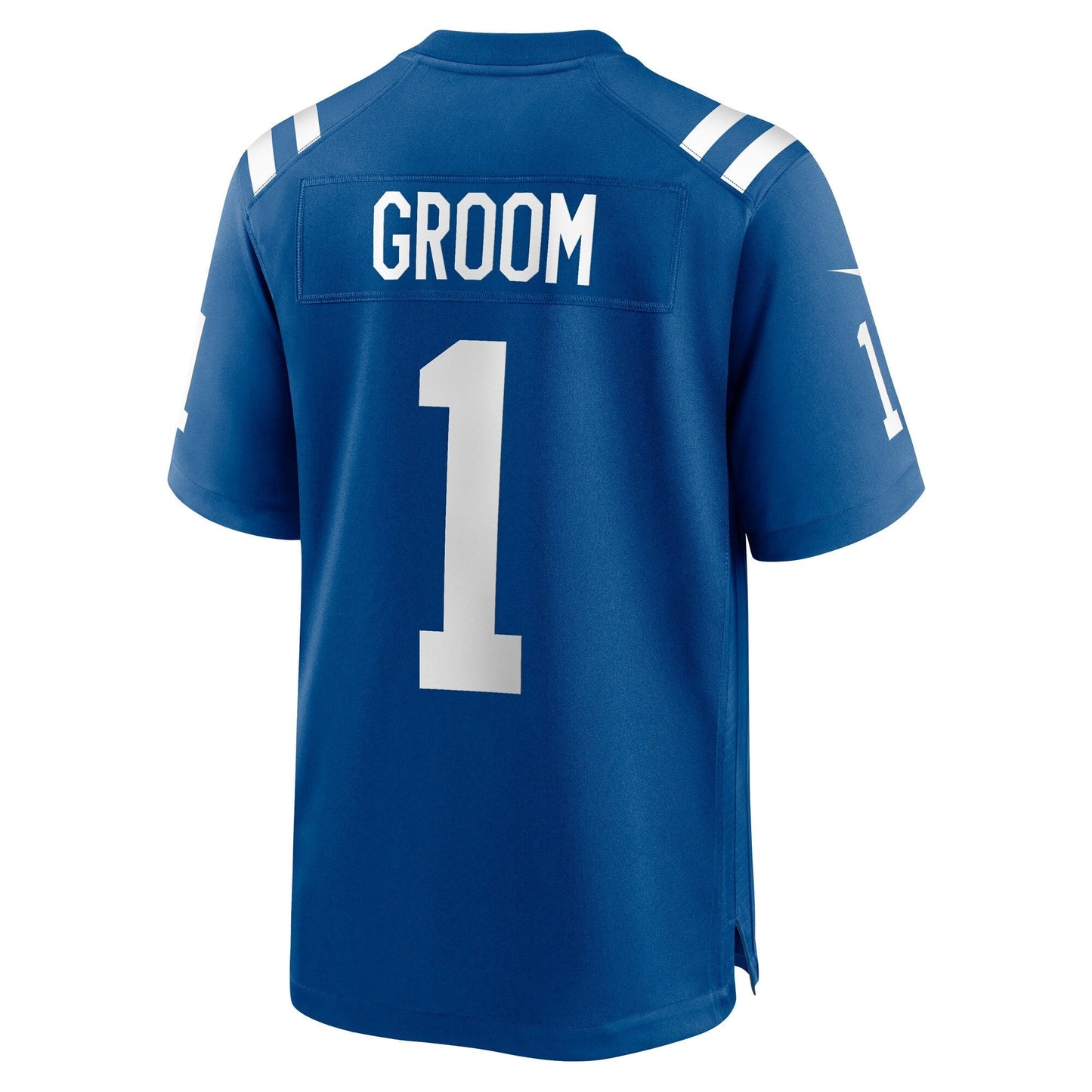 Number 1 Groom Indianapolis Colts  Game Jersey - Royal